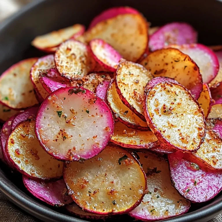 Air Fryer Radish Chips