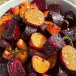 Maple Roasted Beets and Carrots (Paleo)