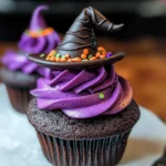 Halloween Witch Hat Cupcakes