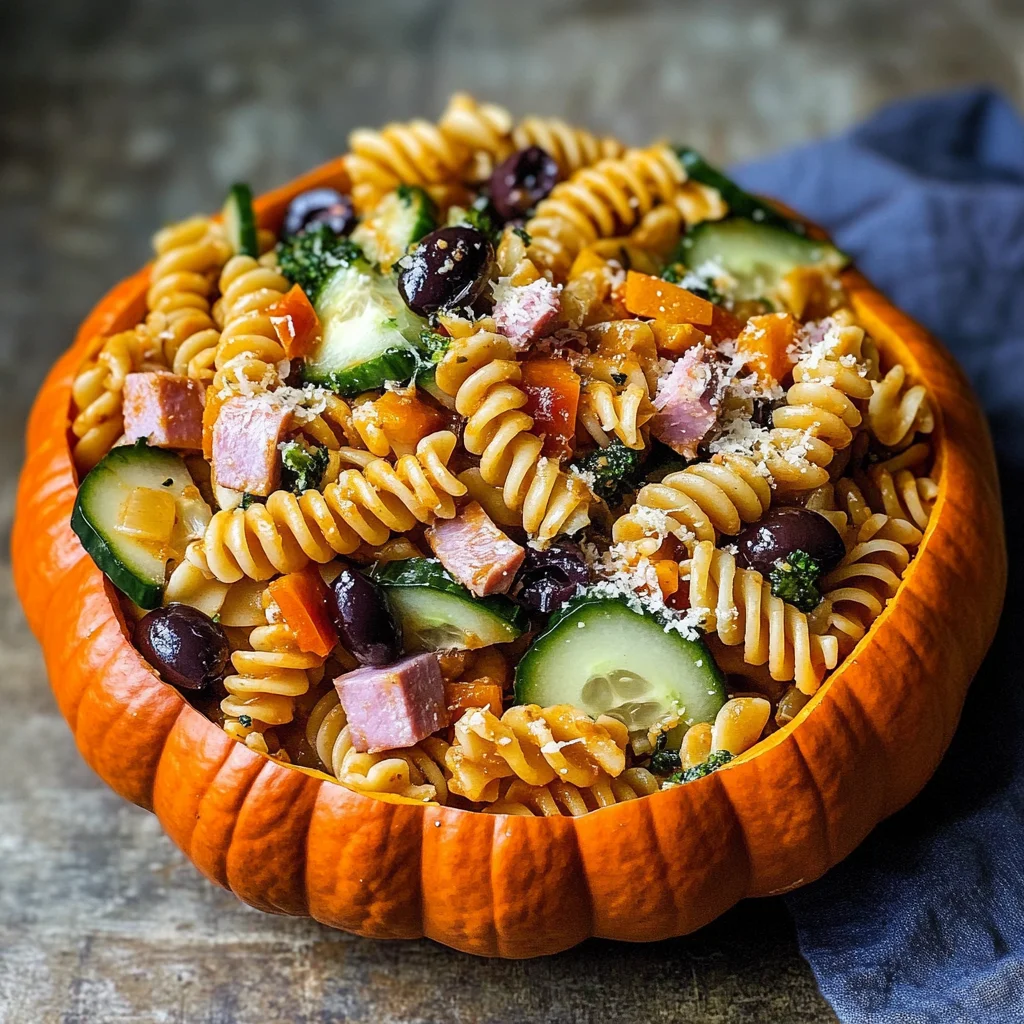 UpChuckin' Pumpkin Loaded Pasta Salad