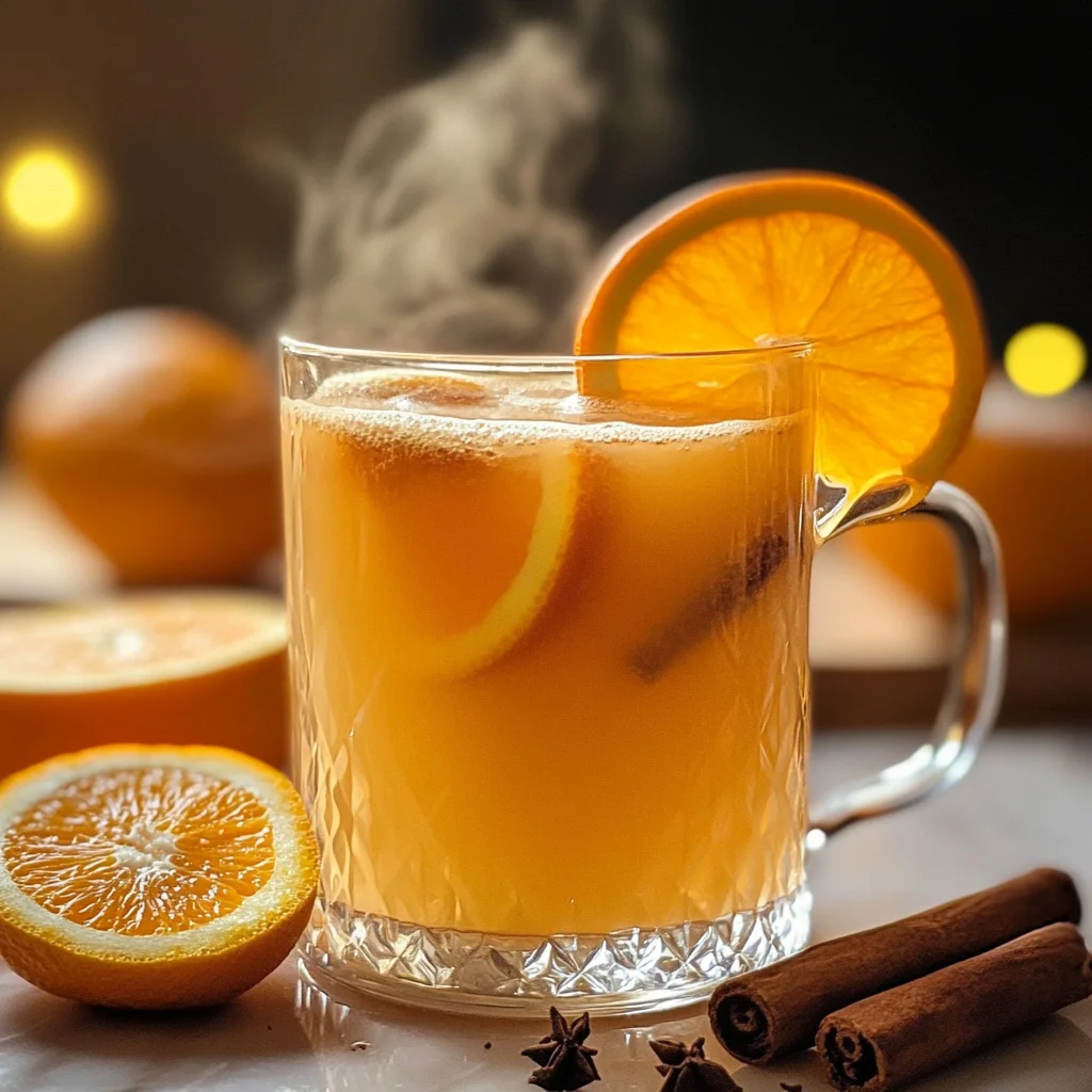 Warm Cinnamon Orange Delight Mocktail Recipe